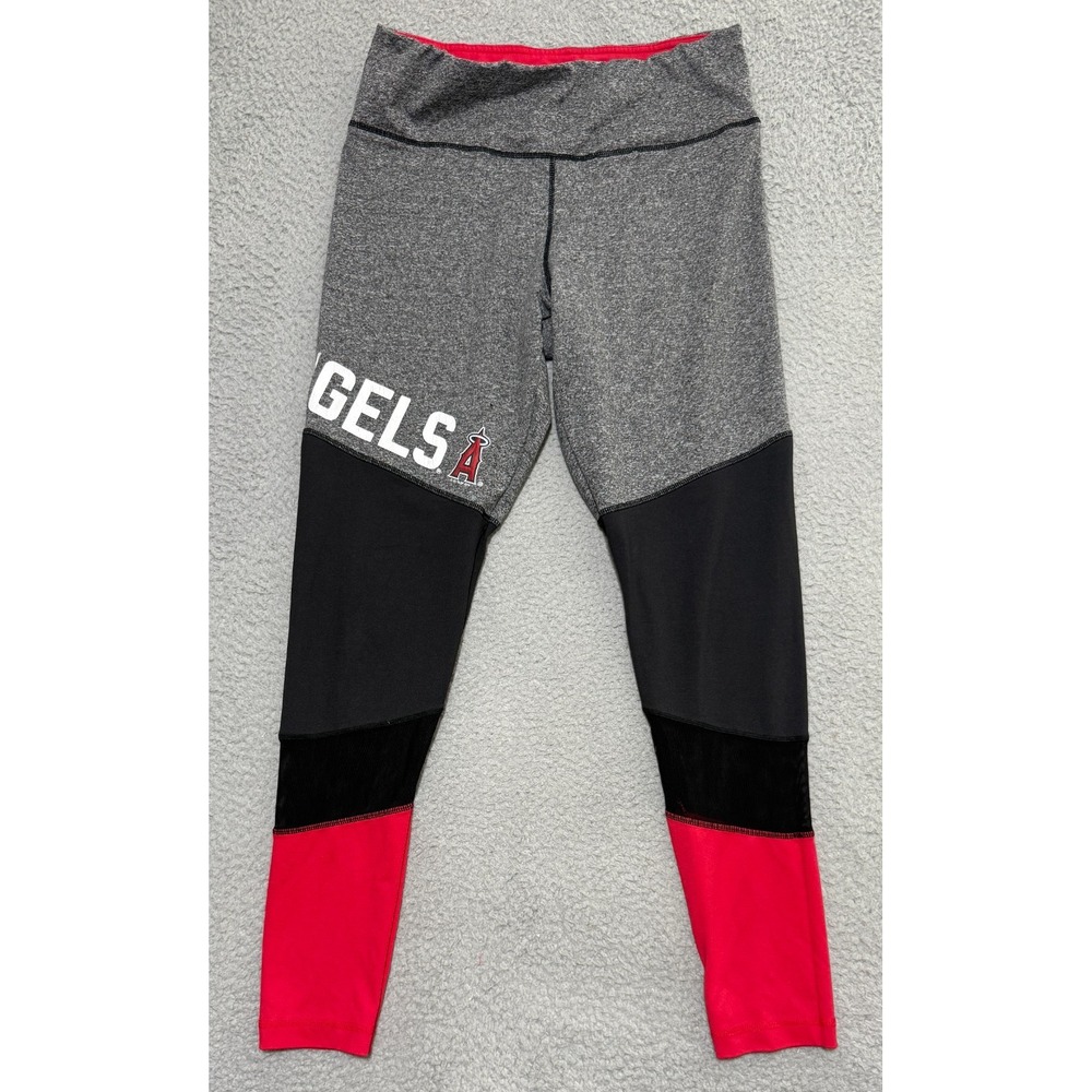 G-III for her by Carl Banks Los Angeles Angels Leggings Womens Medium Colorblock